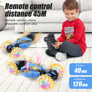 Coche de juguete para niños de 2.4G Hz con doble pulverización, sensor de gestos, RC, giro de 360°, alta velocidad, coche de acrobacias de doble cara - Product Image 3