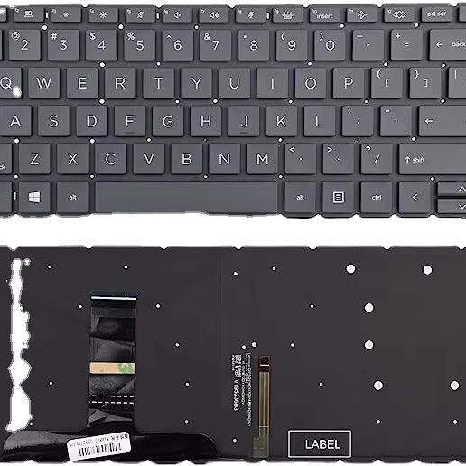 New for HP ProBook 445 440 G8 G9 645 640 G8 G9 Laptop English/US Keyboard With Backlight
