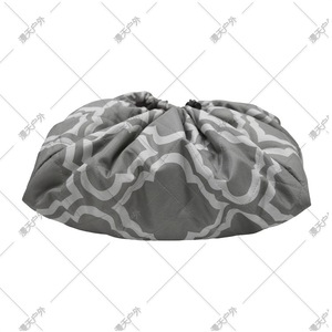 Projector Cover Quilted Oxford <b>Cloth</b> 35X34X21cm Drawstring Closure Pattern Design <b>Dust</b> Protection Home Use - Product Image 5