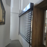Système de ventilation de fenêtre à persiennes pliantes verticales automatiques en alliage d'aluminium GREATMEN, résistant aux ouragans et à la chaleur