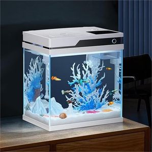 Multifunctionele salontafel OEM&ODM aquarium met verlichting, filter, waterpomp en slim glazen aquarium. - Product Image 1