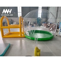 Dôme gonflable coloré de tente de bulle de PVC avec le tunnel pour des parties