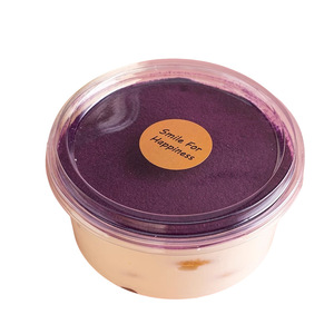 Boîte à tiramisu, emballage jetable pour gâteau, contenant rond pour mousse et dessert avec couvercle, pour gâteaux et pâtisseries - Product Image 4