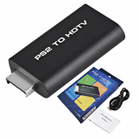 Konverter Audio Video Portabel untuk PS2 ke HDMI 480i/480p/576i dengan Output Audio 3.5mm Mendukung Mode Tampilan PS2 untuk PS2 ke HDTV