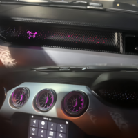 Éclairage d'ambiance pour voiture Ford Mustang 2016-2022, LED multicolore, amélioration de l'atmosphère, décoration intérieure, accessoires 12V