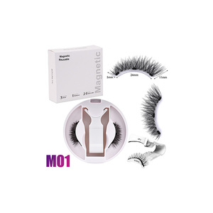 Fournisseur en gros de faux <span class=keywords><strong>cils</strong></span> magnétiques <span class=keywords><strong>Cils</strong></span> sans colle sans eye-liner Kit de <span class=keywords><strong>cils</strong></span> magnétiques 3D naturels Réutilisables et faciles à utiliser - Product Image 1