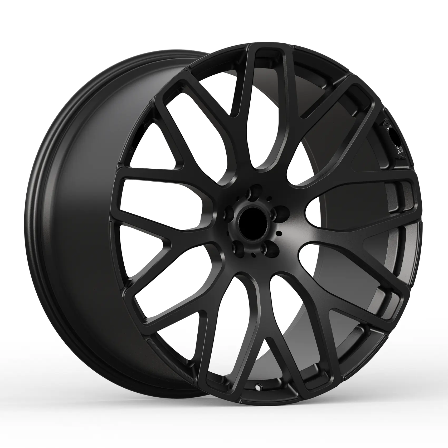 MainingสําหรับCadillac CT5 V Blackwing 5x120 19 20 21 22 นิ้วที่กําหนดเองล้อ 2020 2021 สีดําปลอม CT5 บนขอบ