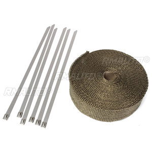 15M*50MM Motorcycle <b>Exhaust</b> Thermal <b>Exhaust</b> <b>Tape</b> Header Heat Wrap Resistant Downpipe for Motorcycle Car Accessories - Product Image 6