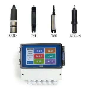 Test de qualité de l'eau numérique en ligne PH TSS COD dbo mètre contrôleur d'analyseur
