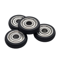 Roue en caoutchouc polyuréthane à joint thermique personnalisé, roue en acier industriel, roue en silicone, rouleau de garage en caoutchouc