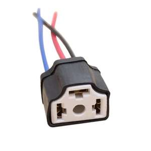 Portalámparas de bombilla Led, portalámparas de cerámica curva, soporte de bombilla HID, conector de cable de enchufe para faros delanteros, venta al por mayor - Product Image 3