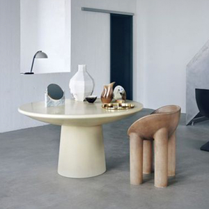 Bắc Âu phong cách hiện đại sợi thủy tinh vòng Bàn cà phê thiết lập với bàn đá cẩm thạch basse cho thanh phòng khách Salon đồ nội thất - Product Image 1