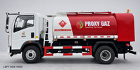 Camion-citerne à carburant H0W0 4X2 4X4 3000L 5000L 8000L personnalisable / Camion-citerne à essence / Camion-citerne à huile avec distributeur de carburant à vendre