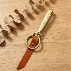 Genuine Leather Heavy Duty Embossed Vintage Fish Hook Keychain Handmade Key <strong>Holder</strong> Key Rings - Product Image 5