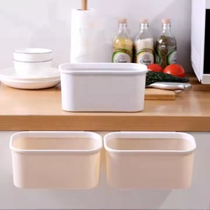 Home Bed Bedside Student Dormitory <b>Kitchen</b> Mobile Phone Storage Rack Garbage <b>Bin</b> Wall Mounted Storage Trash Can Storage Bucket - Product Image 5