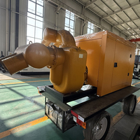 Pompe centrifuge auto-amorçante compacte mobile de 200 m³/h, 6 pouces, pour l'aquaculture, la circulation de l'eau des fermes et l'échange d'eau des étangs