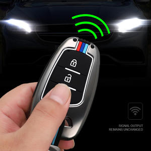 Funda inteligente para llave de coche, para <span class=keywords><strong>Hyundai</strong></span> Grand Santa Fe IX45 Genesis DH EQUUS AZERA HG Ix35 Grandeur, <span class=keywords><strong>llavero</strong></span> - Product Image 5
