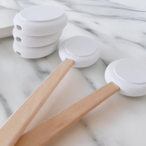 Factory Long Wooden Handle Sponge Lotion Applicator Bath Sponge Scrubber Silicone Grip Shower Exfoliating Tool With Hanging Rope - Product Image 2