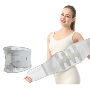 New Technics eo hỗ trợ Brace thép tấm hỗ trợ 3D đan thấp hơn trở lại hỗ trợ ấm áp tăng cường thắt lưng vành đai cho đau lưng - Product Image 1