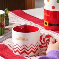 Nouvelle Tasse Créative Cadeau de Fêtes Ornement Vaisselle Tasse à Café en Céramique pour Petit-Déjeuner Père Noël de Noël