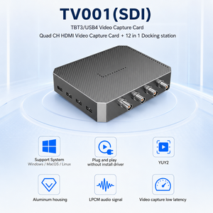 Tarjeta de Captura de Video SDI de 4 Canales USB4 Thunderbolt 3 JHL7440, Hub Cuádruple SDI a Tipo C, Salida en Bucle Dual 4K, Cadena Daisy para Transmisiones en Vivo - Product Image 4