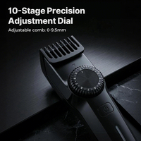 Kit de tondeuse à cheveux de luxe pour hommes PRITECH, indicateur LED intelligent, contrôle de précision de 0,5 mm, machine à raser, emballage écologique