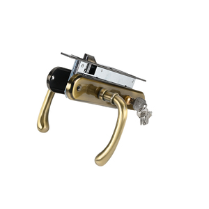 अत्यधिक सुरक्षित एंटी-चोरी वाटरप्रूफ कुंजी-संचालित पॉलिश फिनिश 242*45 मिमी दरवाजा लॉक - Product Image 3