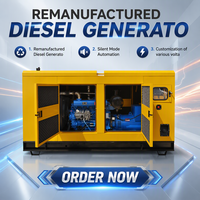 Générateur diesel insonorisé remis à neuf 100kVA-500kVA, groupe électrogène super silencieux avec ATS pour zones désertiques difficiles