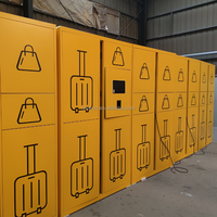 Casier à bagages intelligent personnalisable Oem/Odm Armoire à bagages intelligente en libre-service pour gares ferroviaires aéroports