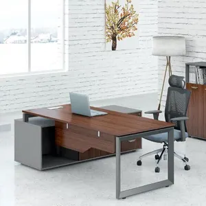 Tavolo da ufficio moderno di alta qualità con design alla moda per scrivania per 4 persone