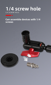 Support de caméra à pince Magic Arm, bras articulé pour téléphone, support de bureau réglable pour webcam, trépied, lumière, équipement vidéo - Product Image 4