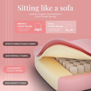 Chaise de gaming rose avec repose-pieds, chaise de jeu grande et haute avec gel rafraîchissant, dossier haut réglable, chaise ergonomique pour ordinateur pour filles - Product Image 5