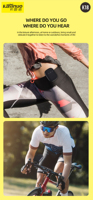 Livraison directe Haut-parleur de vélo sans fil K18 bleu Portable Extérieur pour Haut-parleur de musique TF pour le cyclisme