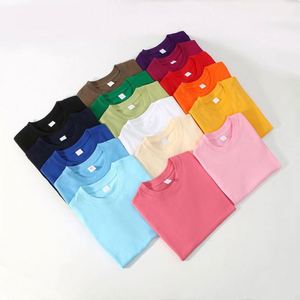 Multiple Colour Kids <b>T</b>-Shirts Plain O-Neck Short Sleeve High Quality Children Summer Custom Logo Unisex Girl's Boy's 100% Cotton - Product Image 4