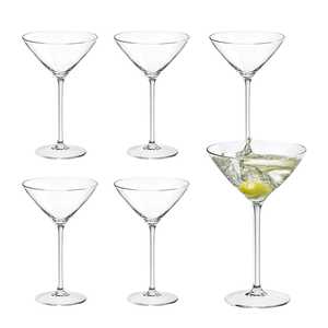 Bicchieri da Martini Riutilizzabili 300Cc in Plastica Trasparente per Cocktail - Product Image 6