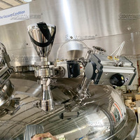 Homogénéisateur émulsifiant sous vide automatique en acier inoxydable SPX 1000L, cuve de mélange avec agitateur pour cosmétiques, boissons, produits chimiques