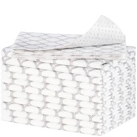 Cooyes - Revêtements de rayonnages en feutre non tissé, lot de 12, 12 x 24 pouces, antidérapants, lavables en machine, respirants, épaisseur 1 mm, motif géométrique, pour cuisine