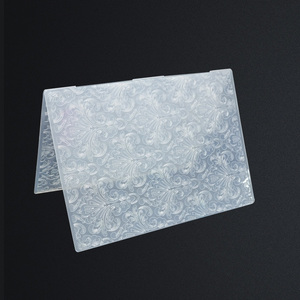 Cartelle goffratura in plastica modello in rilievo per decorazione Album fai da te carta di compleanno carta Making - Product Image 1
