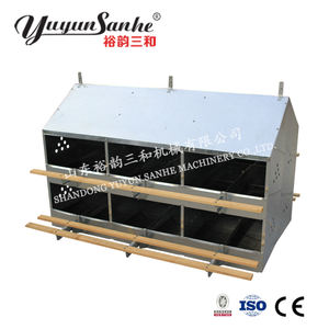 Tavuk çiftliği katmanlar yumurta yuva yumurta toplayıcı tavuk yuva döşeme tavuklar yuvalama kutuları 24 delik 12 delik galvanizli çelik - Product Image 2