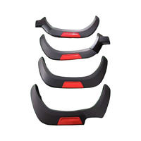Élargisseurs d'ailes en ABS pour Toyota Hilux Rocco 2021+ – Kit de carrosserie large pour extension d'arche de roue – Accessoires pour pick-up – Ailes de voiture