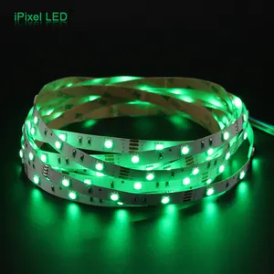 Personalizado Suportado Flex Led Stripe Bandas 12V 5M Rolo 10mm Flexível 5050 Smd Rgb Led Strip Light 30 Cobre 80 Hotel Luces