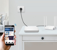 20000mAh/12V 74Wh Kapasitas Tinggi Cadangan Daya Lebih Lama Smart Mini UPS untuk Router WiFi