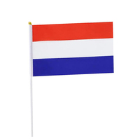 Drapeau des Pays-Bas à agiter à la main pour encourager lors de la Coupe du Monde de Football 2026