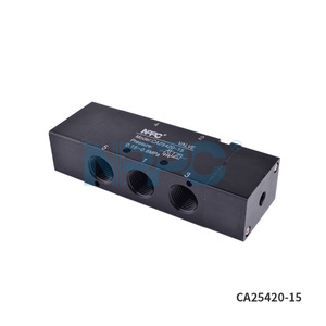 CA23320-08/10 çift kafalı 3/<span class=keywords><strong>2</strong></span> yönlü alüminyum CA serisi hava <span class=keywords><strong>pilot</strong></span> vana pnömatik gaz sürgülü sütun yapısı yönlü - Product Image 3