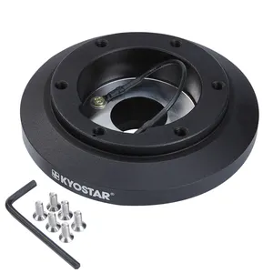 KYOSTAR Racing Sports Car Aluminum Steering Wheel Hub Adapter Boss Kit For VW 195H Audi A3 A4 A6 A8