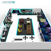 HEROVR Parc d'aventure métallique intérieur, retour sur investissement rapide, son immersif, simulateur VR 9D, machine d'arcade