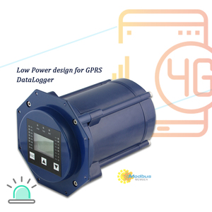 Thời gian thực GPRS và SMS dữ liệu tải lên SMS GPRS áp lực kép dòng chảy dữ liệu logger gió thấp Máy phát điện phòng Temp màn hình - Product Image 1