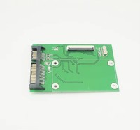 Tarjeta adaptadora CE a SATA, portátil Convertidor ZIF HDD SSD de 1,8 pulgadas a Serial ATA de 2,5 pulgadas con 2 cables
