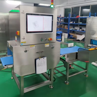 Détecteur professionnel de corps étrangers par rayons X pour snacks, viande et produits surgelés, à convoyeur multi-voies, avec algorithme numérique IA et précision ultra-élevée de 0,1 mm