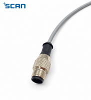 Capteur de proximité NPN 3mm normalement ouvert 10-30V DC M8 500Hz IP67 longue portée blindé 100 ° Capteur de proximité inductif recouvert de PTFE